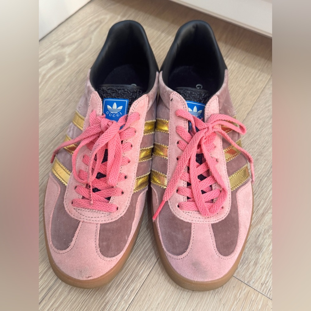 Gucci Adidas collab gazelles